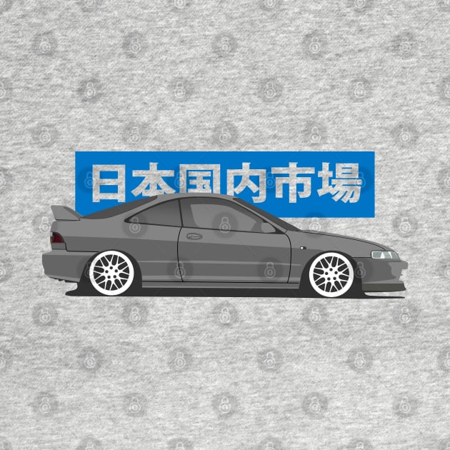 Honda Integra Type-r Side View by Rebellion Store